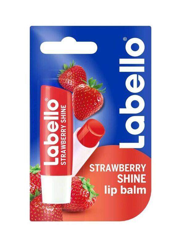 

Labello Lip Balm, Strawberry Shine, Red