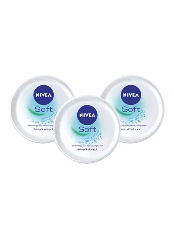 

Nivea Soft Refreshingly Moisturizing Creme, 900ml, 3 Pieces