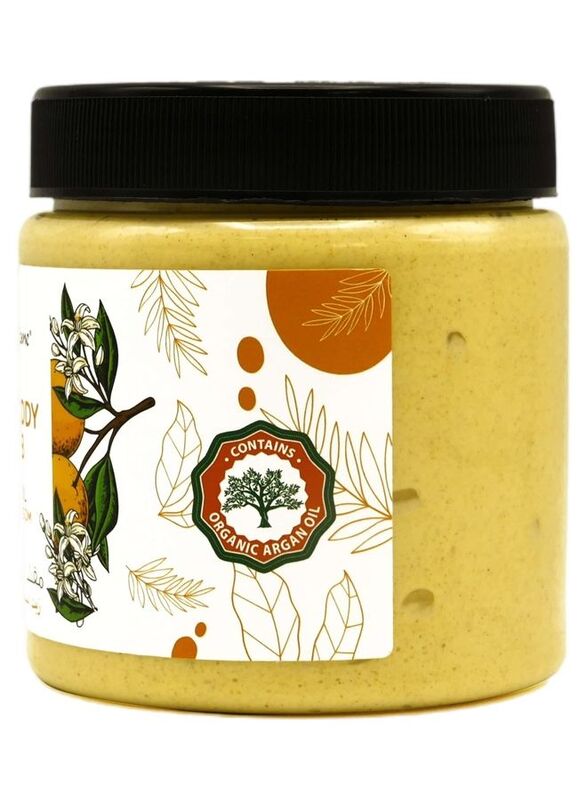 Jardin d'Oleane Face And Body Scrub with Sesame Oil and Orange Blossom, 500gm