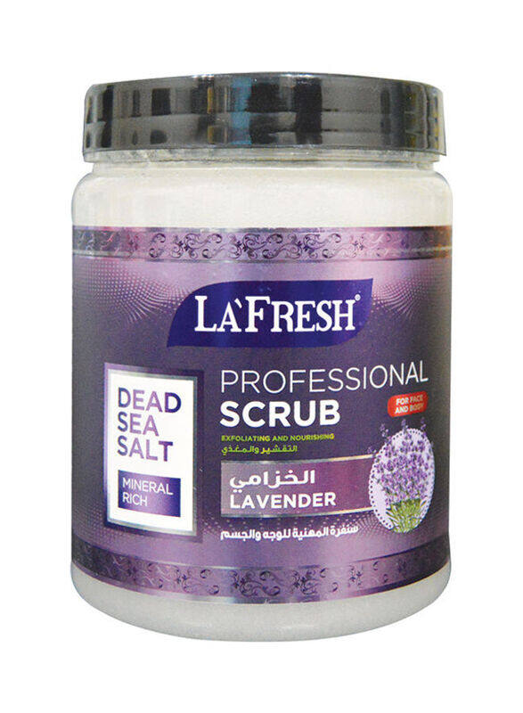 

La Fresh Dead Sea Salt Mineral Rich Lavender Scrub Clear, 1000ml