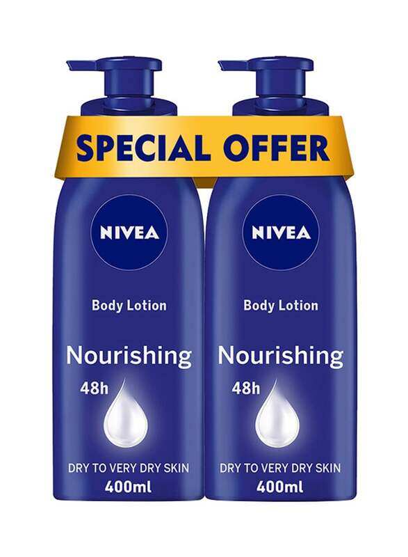 

Nivea Nourishing Body Lotion for Dry to Very Dry Skin, 2 Pieces x 400ml