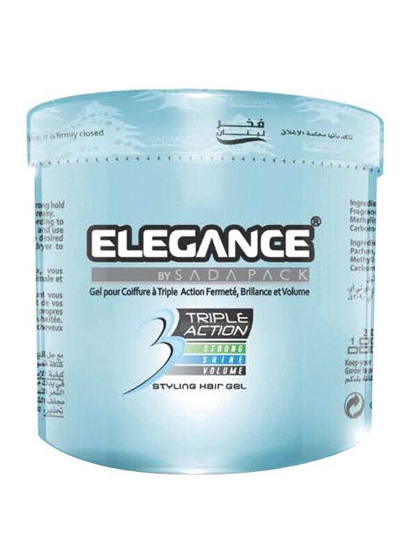 

Elegance Triple Action Styling Hair Gel for All Hair Type, 1000ml