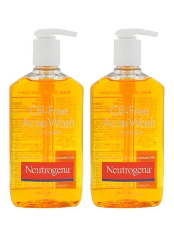 

Neutrogena Oil-Free Acne Wash Set, 2 x 174ml