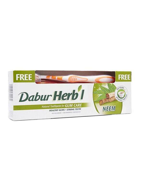 

Dabur Herbal Natural Neem Toothpaste With Toothbrush, 150gm