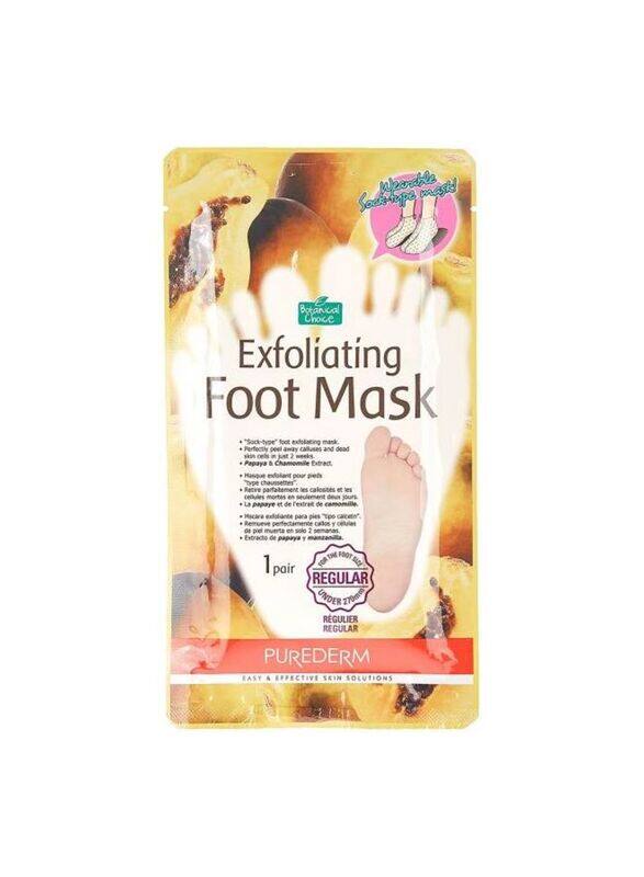 

Purederm Exfoliating Foot Mask, 1 Pair, 2 x 20ml