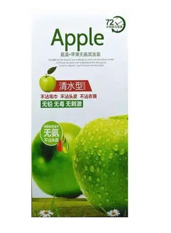 Apple Blossom Naturals Apple Ammonia Free Hair Colour Shampoo, 2 x 1000ml, Black