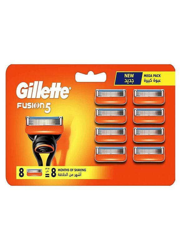 

Gillette Fusion 5 Men Razor Blades Refills, 8 Pieces