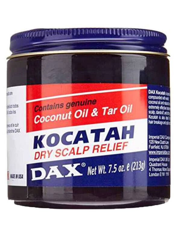 

Dax Kocatah Coconut Oil and Tar Oil Dry Scalp Relief Treatment, 7.5oz