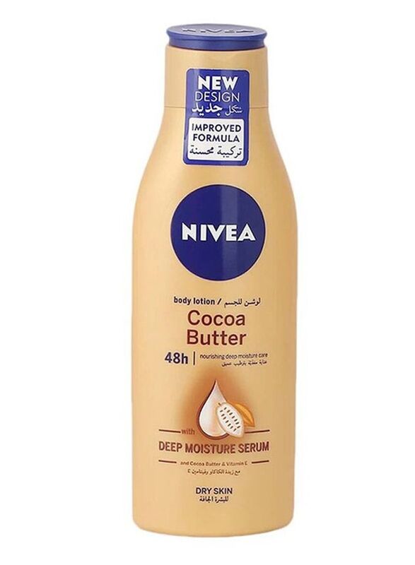 Nivea Cocoa Butter Body Lotion, 2 Piece