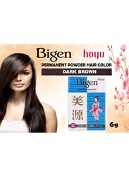 Bigen Powder Hair Dye, 6g, Dark Brown