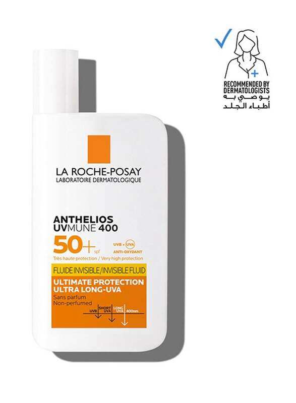 

La Roche-Posay Anthelios UVMune 400 Invisible Sunscreen SPF50, 1 Pack