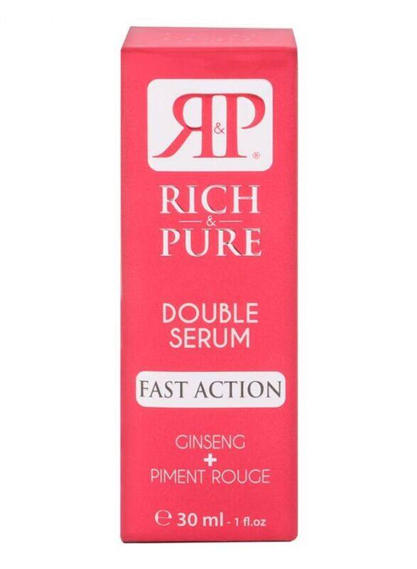 

Rich & Pure Fast Action Ginseng & Red Pepper Double Serum, 30ml