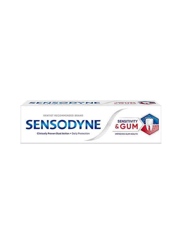 

Sensodyne Sensitivity, Whitening And Gum Toothpaste, 75ml