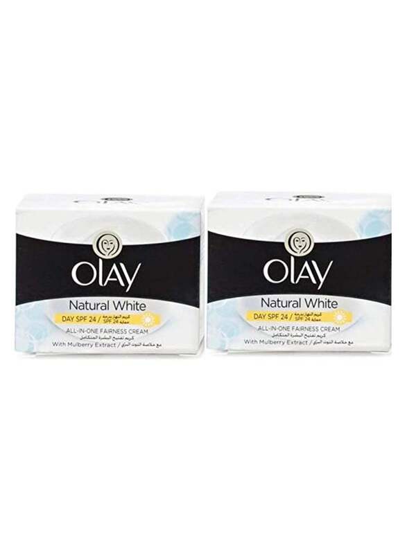 

Olay Natural White All in 1 Fairness Skin Cream Spf 24, 2x50gm