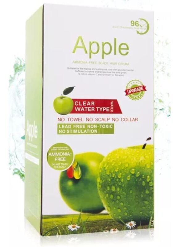 Beauty Ambition Ammonia Free Apple Fruit Dye Cream, 1000ml, 96 Extract Black