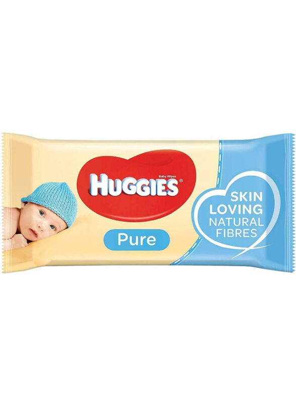 Huggies 10-Pieces Pure Water Baby Wipes for Baby Kids