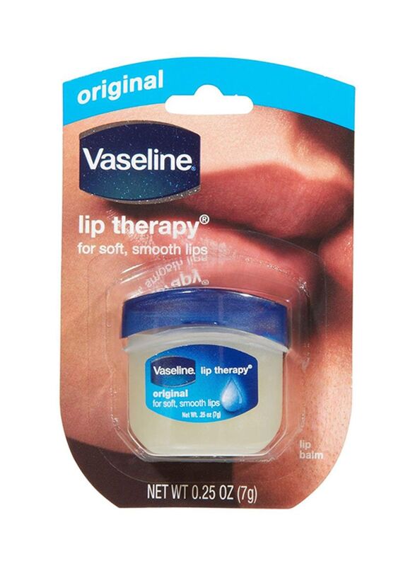 Vaseline Original Lip Therapy for Soft Smooth Lips, 7gm