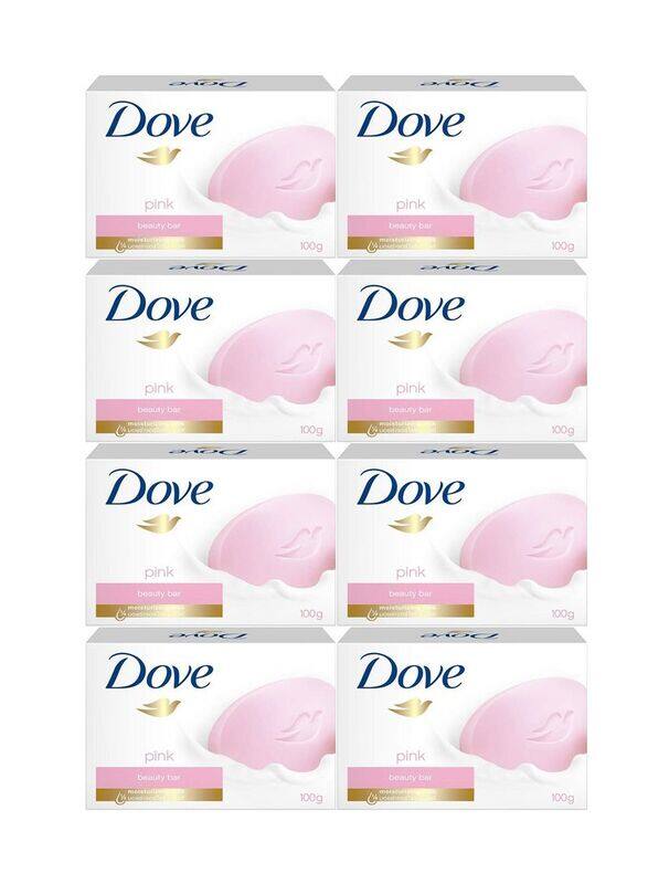 

Dove Pink Beauty Cream Bar, 8 x 100gm
