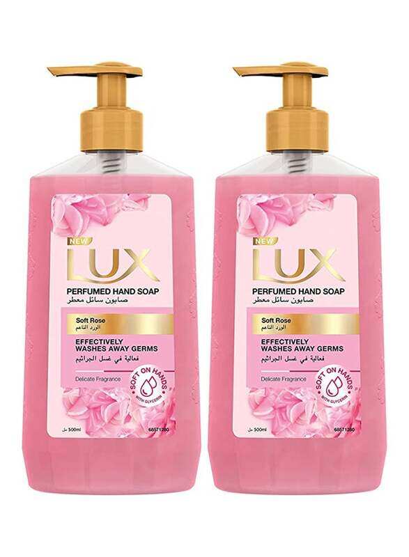 

Lux Perfumed Hand Soap, 2 x 500ml