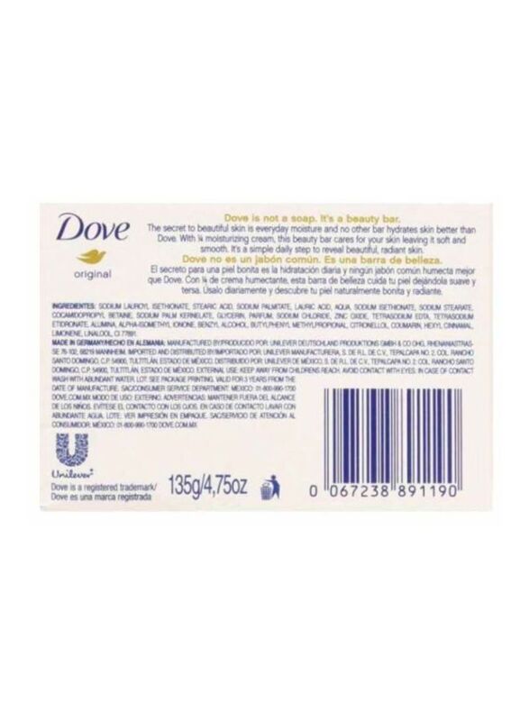 Dove Original Beauty Soap Bar, 12 x 135g