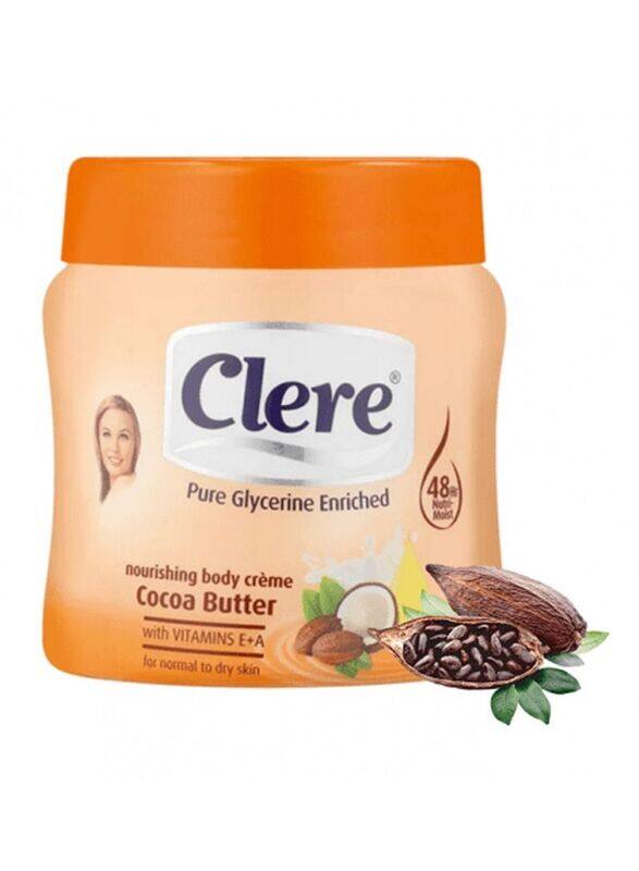 

Clere Cocoa Butter Body Cream, 500ml