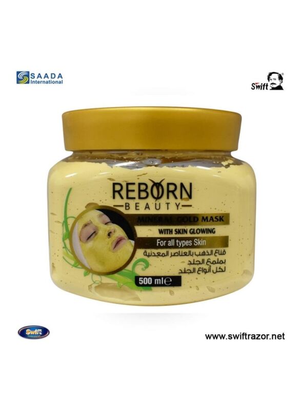 Reborn Beauty Mineral Gold Mask with Skin Glowing, 500ml