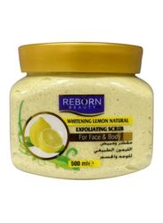 Reborn Whitening Lemon Natural Exfoliating Scrub, 500ml