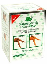 Nature Secret's Lightening Moisturizing Body Cream with Argan Oil, 300gm