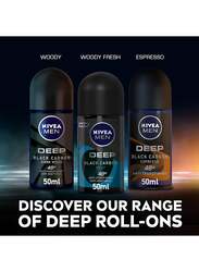 Nivea Deep Black Carbon Espresso Antiperspirant Roll-On, 50ml