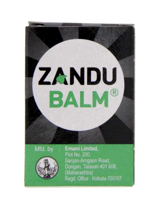 

Zandu Balm For Headache, Cold and Body Pain, 9ml