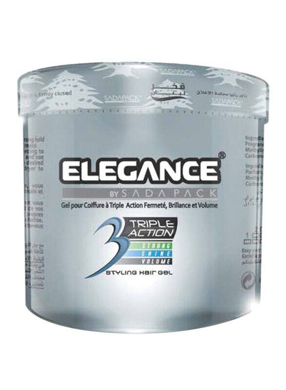 

Elegance Triple Action Hair Gel for All Hair Type, 1000ml