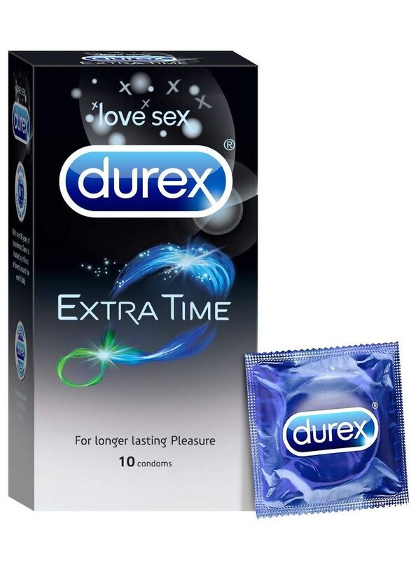 Durex Play Overtime Protectors Condom, 10 Pieces