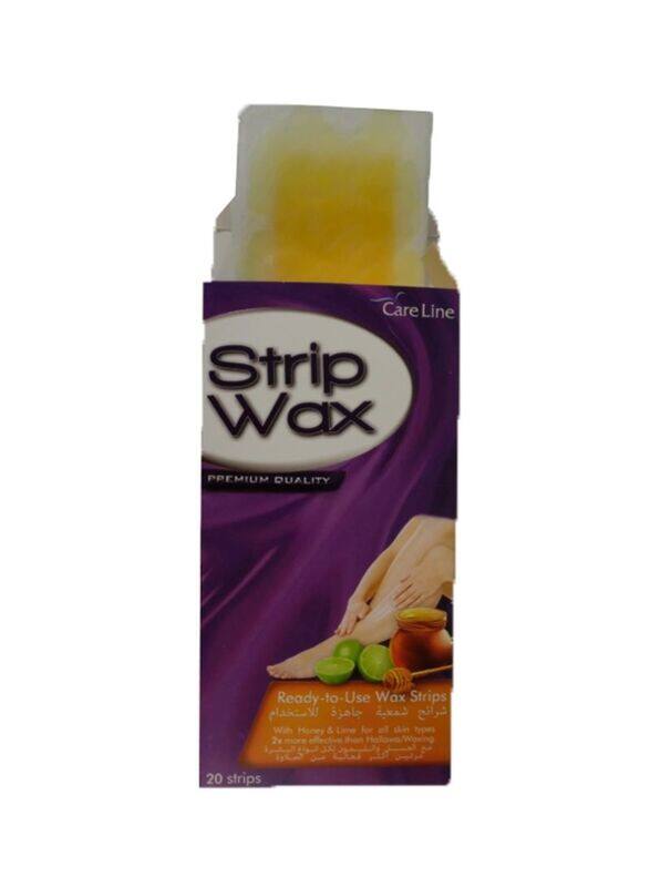 

Care Line Ready-to-Use Wax Strips, 20 Pieces