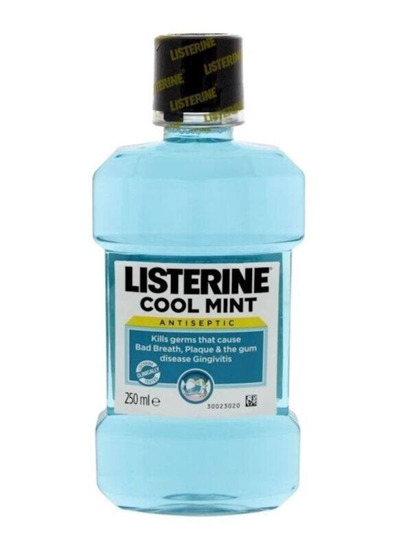 

Listerine Cool Mint Antiseptic Mouthwash, 250ml