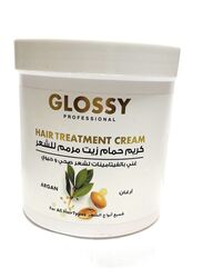 Glossy Professional Hair Treatment Cream with Argan, 1000 ml