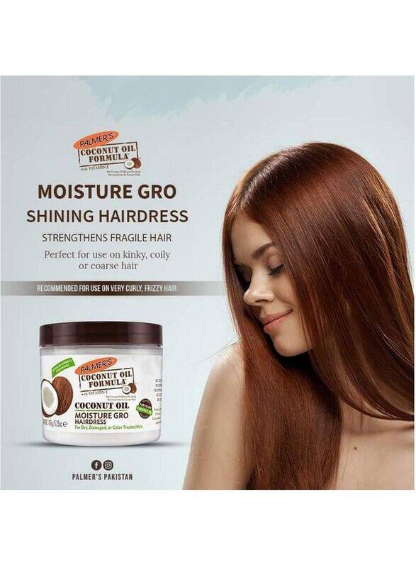 

Palmer's Moisture-Gro Shining Hairdress With Vitamin E Oil & Coconut Oil Formula for All Hair Type, 250gm