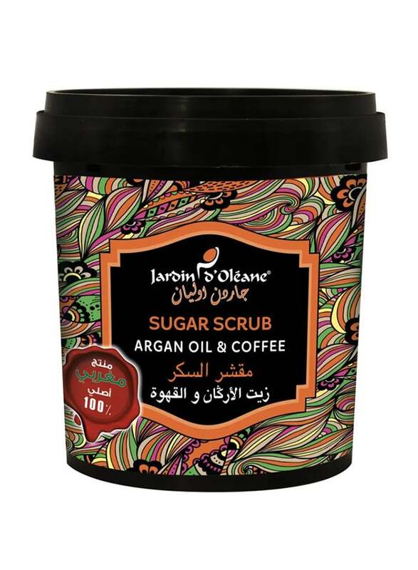 Jardin D Oleane Sugar Scrub with Argan Oil and Coffee, 600gm