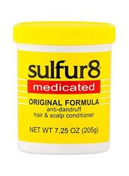 Sulfur8 Medicated Original Formula Hair And Scalp Conditioner for Anti Dandruff, 205g