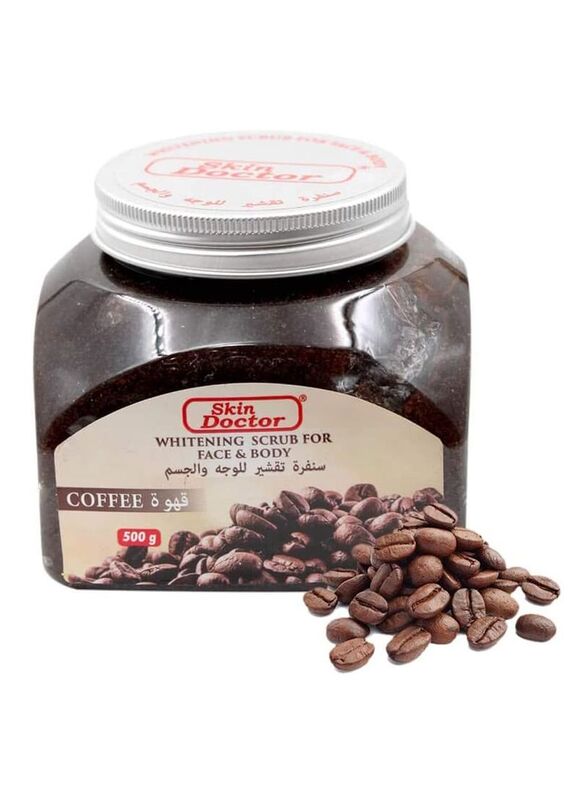 Skin Doctor Coffee Extract Whitening Scrub For Face & Body, 500ml