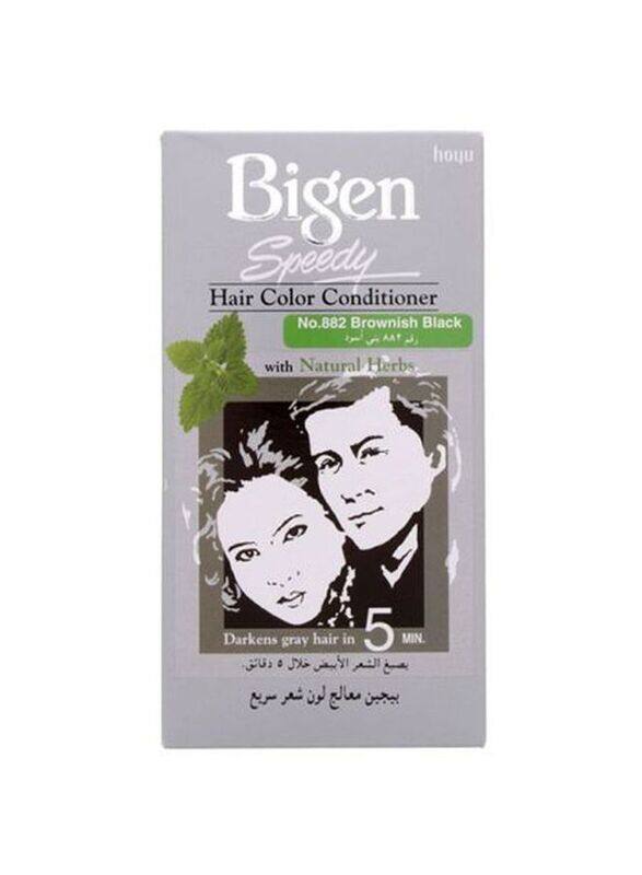 

Bigen Speedy Hair Colour Conditioner, 222 oz, 882 Brownish Black