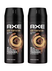 Axe Deodorant Dark Temptation, 150ml, 2 Pieces
