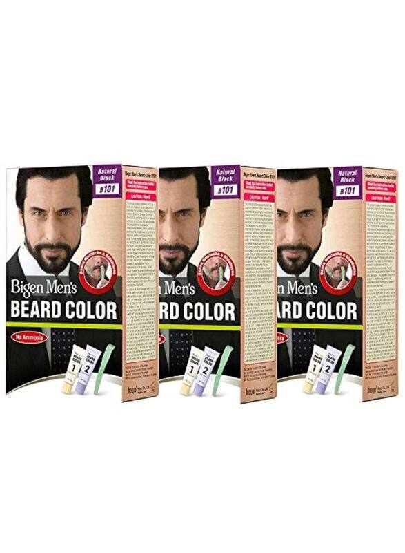 

Bigen Beard Color Set, 3 x 40g, 101 Natural Black