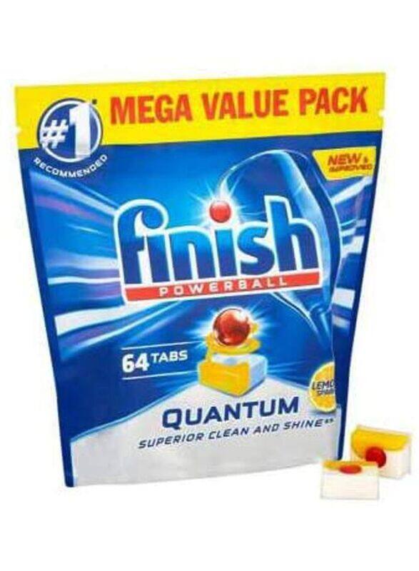 

Finish Quantum Max Superior Clean and Shine Powerball, 64 Tablets
