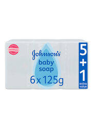 Johnson's 6 x 125gm Baby Soap