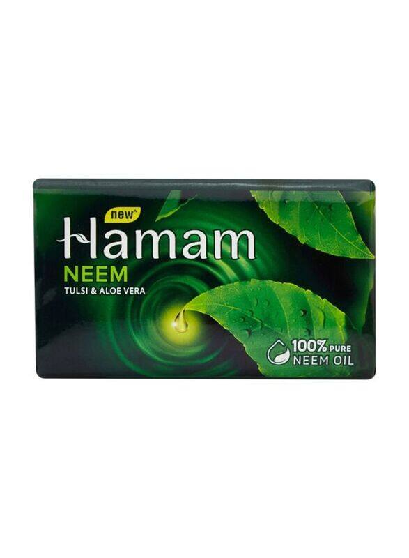 

Hamam Neem Tulsi & Aloe Vera Soap Bar, 3 x 150gm