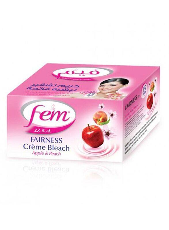 

Fem Fairness Apple & Peach Cream Bleach, 50gm