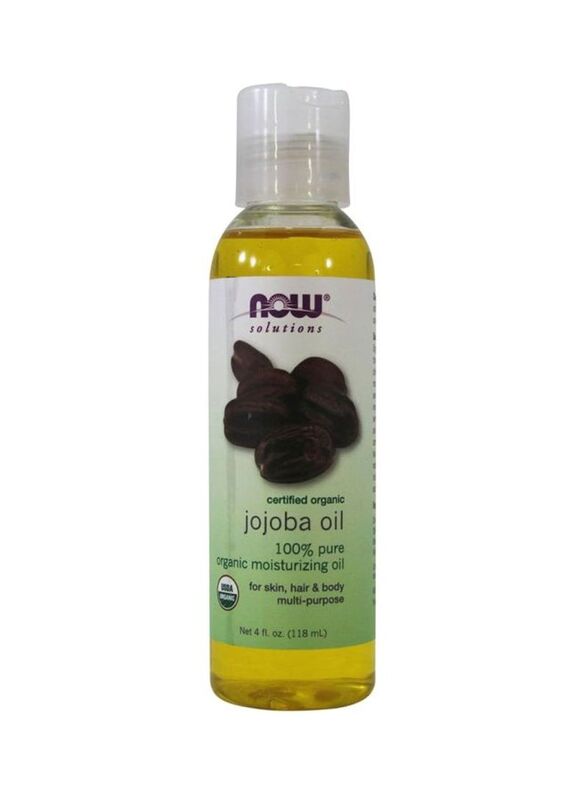 Now Foods Pure Organic Jojoba Moisturizing Oil, 2 x 4oz