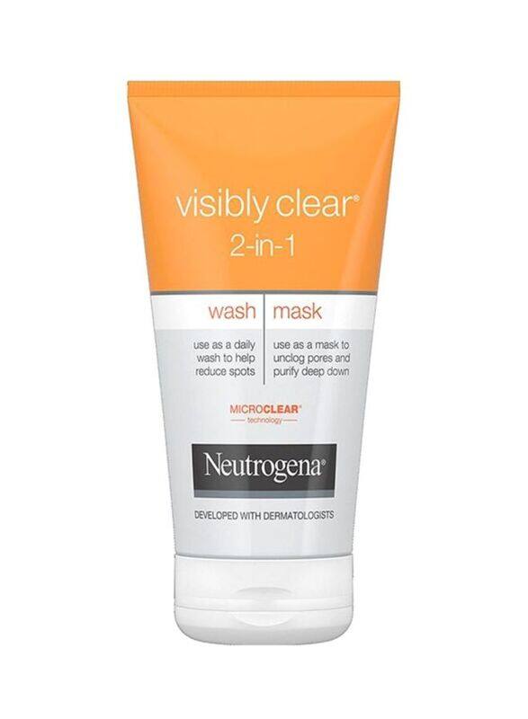 

Neutrogena Visibly Clear 2-in-1 Wash Mask, 150ml