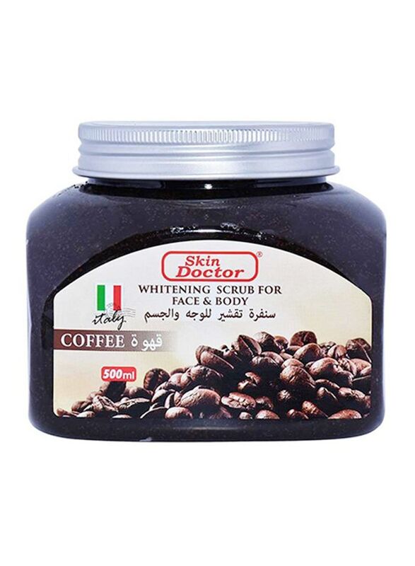 Skin Doctor Coffee Extract Whitening Scrub For Face & Body, 500ml