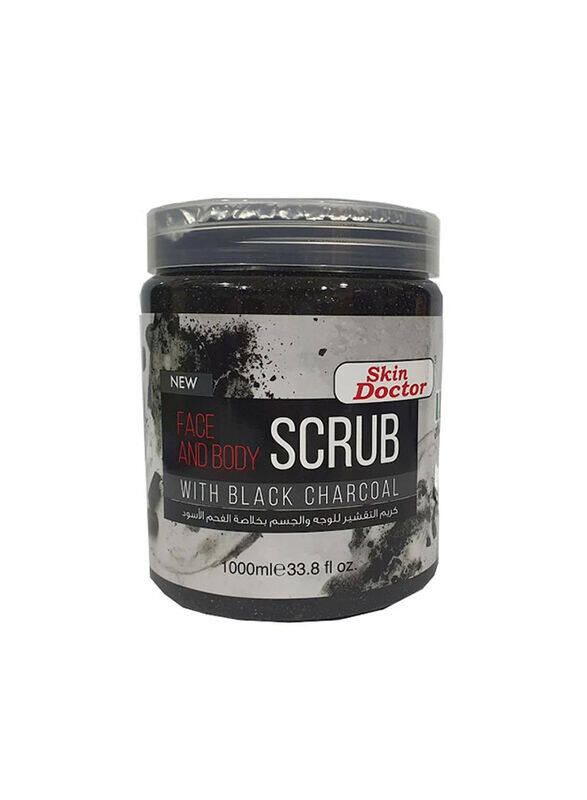 

Skin Doctor Face & Body Scrub with Black Charcoal, 1000ml